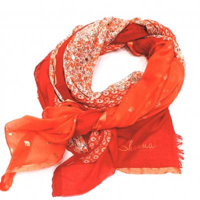 New foulard shanna rouge